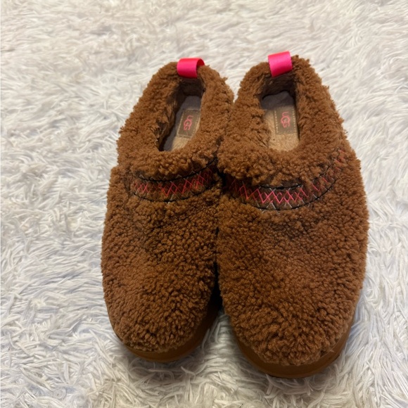 UGG TAZZ BRAID PLATFORM SLIPPERS HARDWOOD - Picture 7 of 16